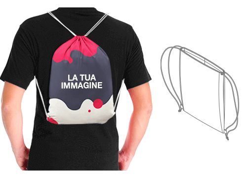 City - Borse con laccio personalizzate City - Borse con laccio personalizzate