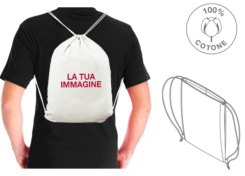 Prime - Borse con laccio con logo Prime - Borse con laccio con logo