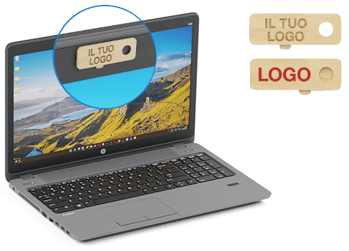 Canopy - Webcam Covers in Legno con logo Canopy - Webcam Covers in Legno con logo