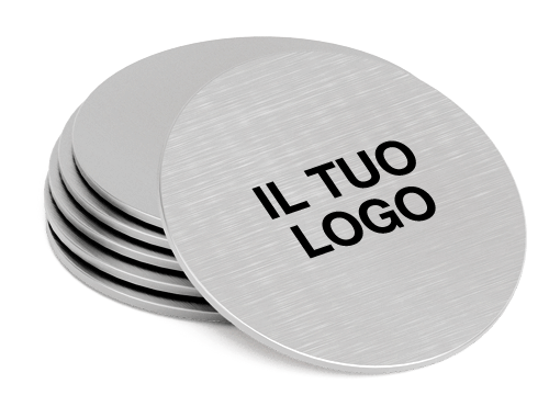 Disc - Sottobicchieri promozionali personalizzati con logo