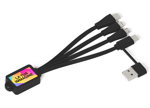 Multi - Cavo USB con Logo Octopus Multi - Cavo USB con Logo Octopus