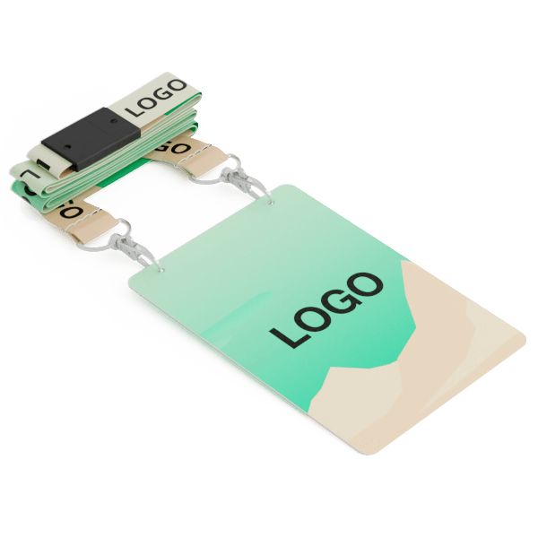 Access Duo - Cordini promozionali personalizzati con logo Access Duo - Cordini promozionali personalizzati con logo