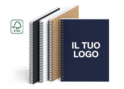 Helix - Notebooks promozionali personalizzati con logo