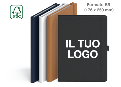 Idea - Notebooks promozionali personalizzati con logo
