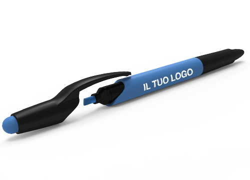 Glow - Penne promozionali personalizzate con evidenziatore Glow - Penne promozionali personalizzate con evidenziatore