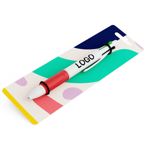 Quad - Penne promozionali con logo a 4 colori