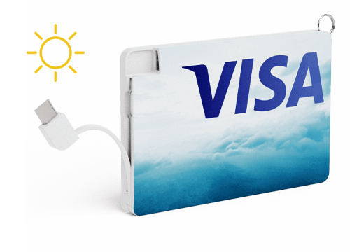 Solar Card - Power Bank solare stampata Solar Card - Power Bank solare stampata