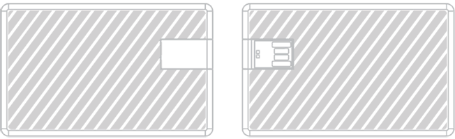 Carta USB Serigrafia