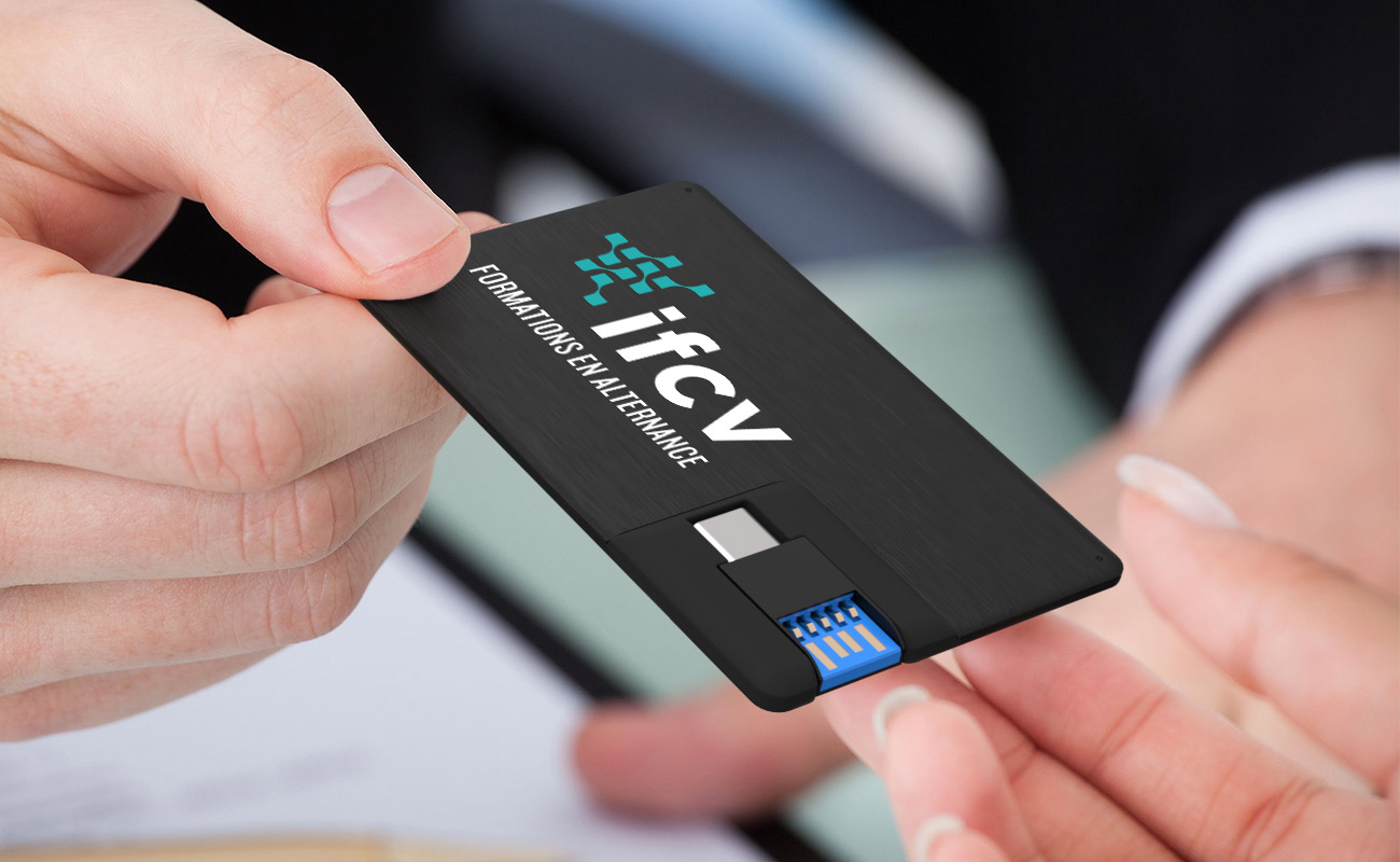 Alloy Duo - Chiavetta USB Credit Card gallery thumbnail