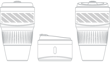 Tazza da viaggio Serigrafia