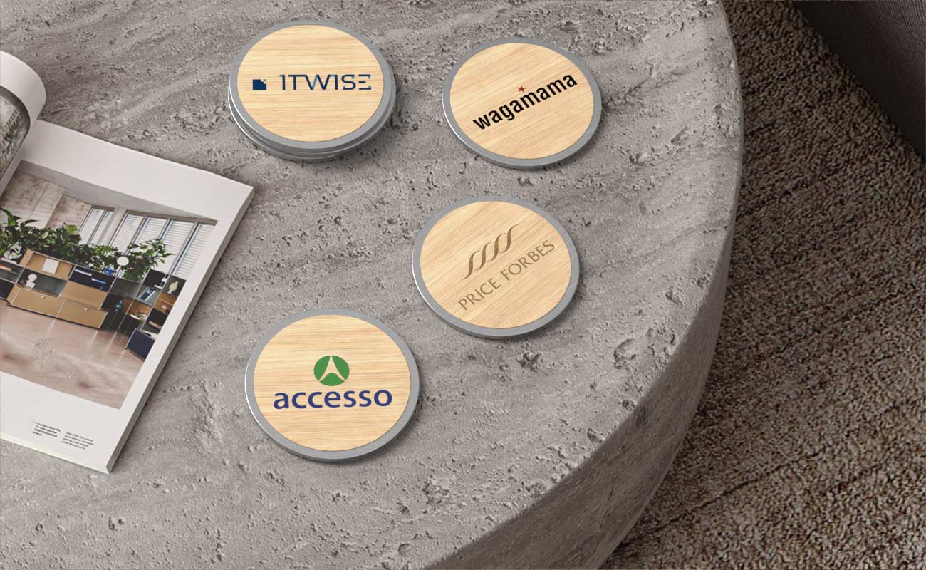 Base - Sottobicchieri in bambù personalizzati gallery thumbnail