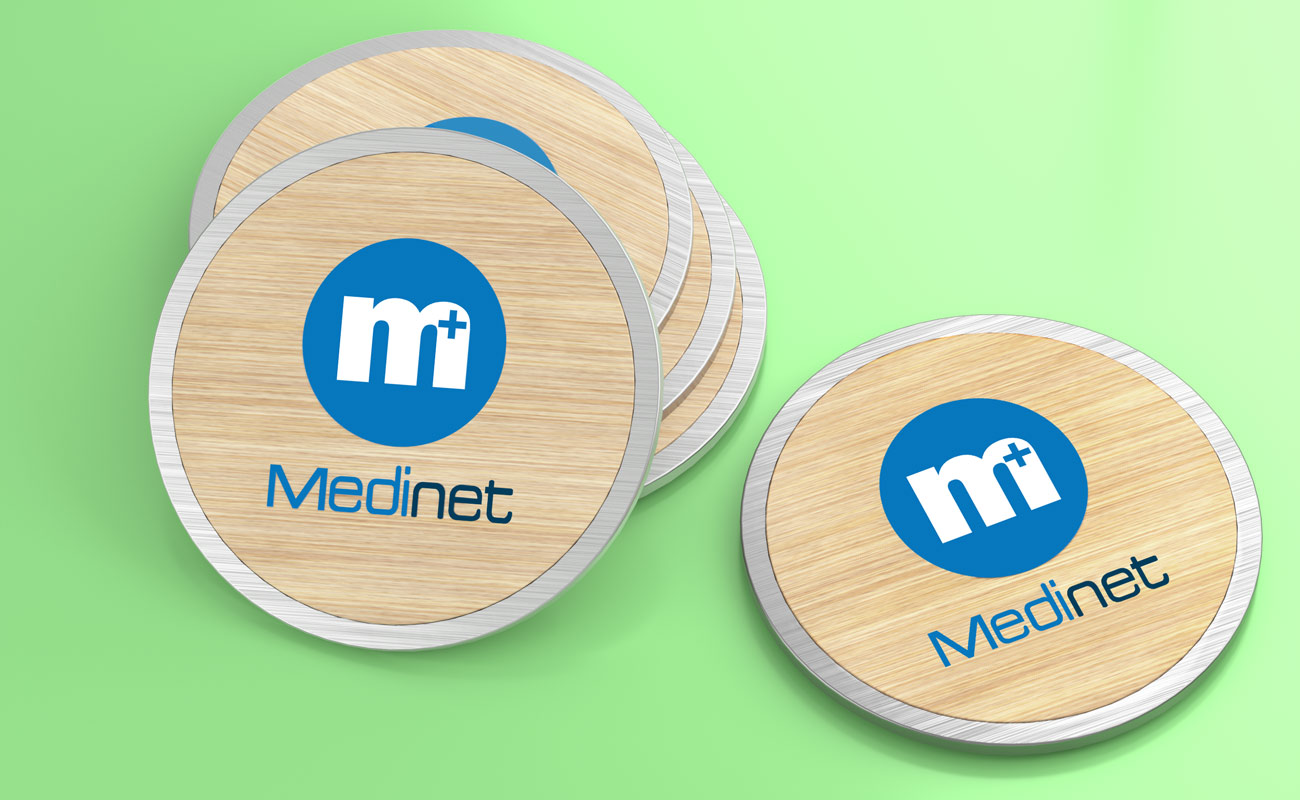 Base - Sottobicchieri in bambù promozionali personalizzati con logo gallery thumbnail