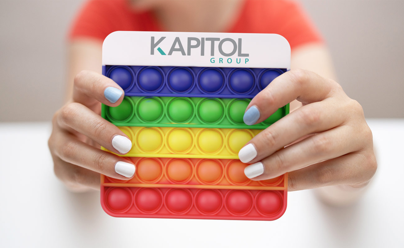 Bubble - Fidget con logo gallery thumbnail