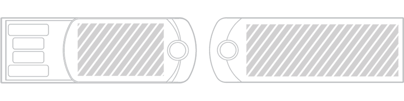 Chiavetta USB Serigrafia