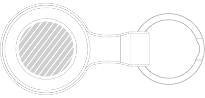 Custodia per AirTag Serigrafia