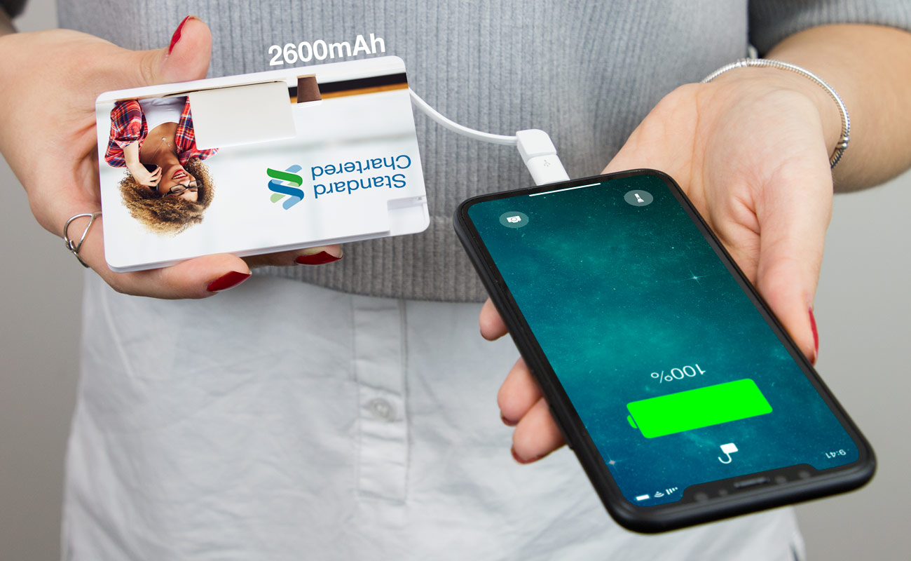 Card - Card Power bank personalizzate gallery thumbnail