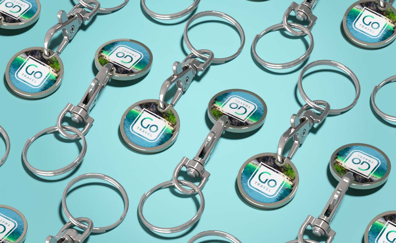 Chroma - Gettoni per carrello promozionali personalizzati con logo gallery thumbnail