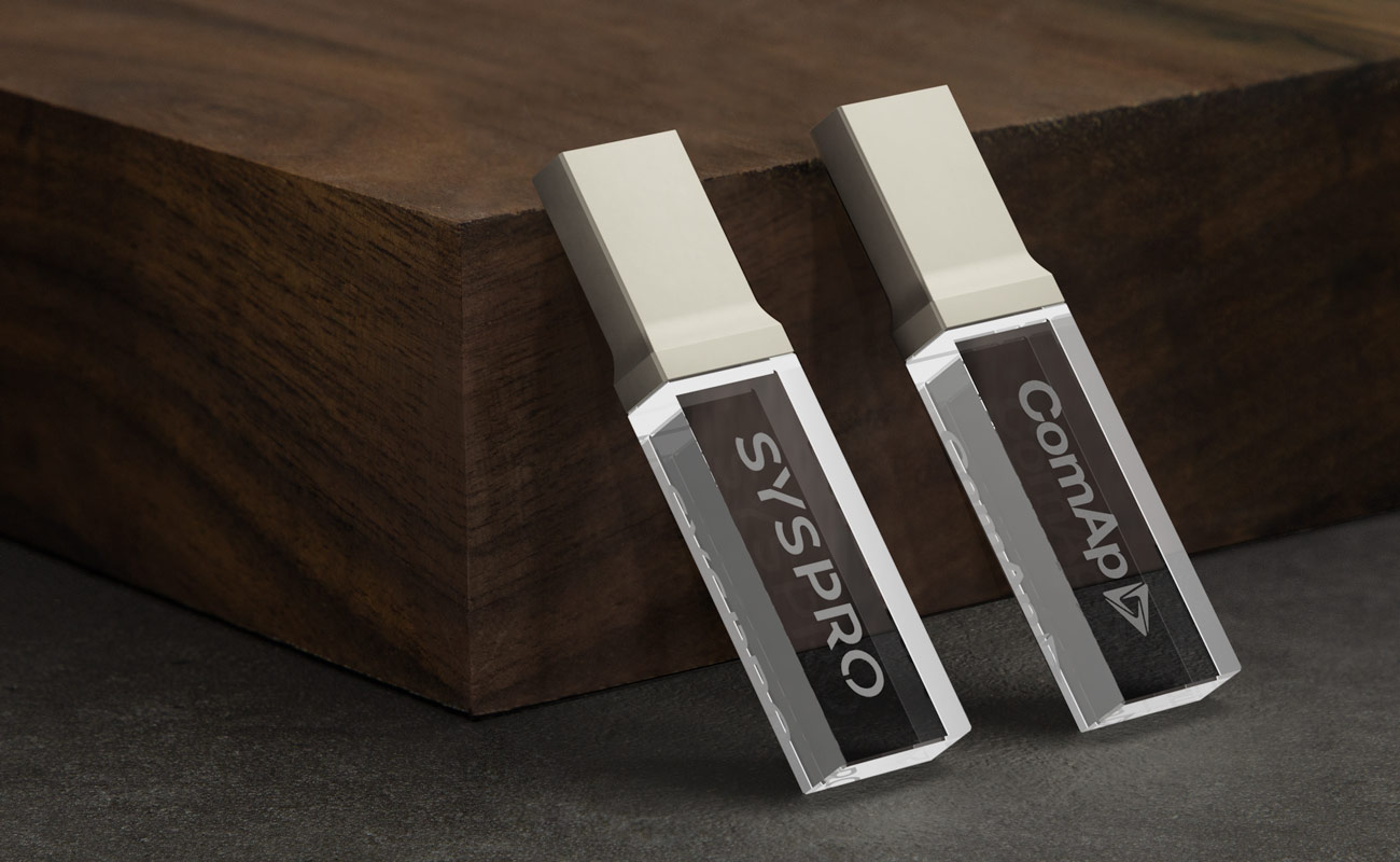 Crystal - USB personalizzate in vetro con logo  gallery thumbnail