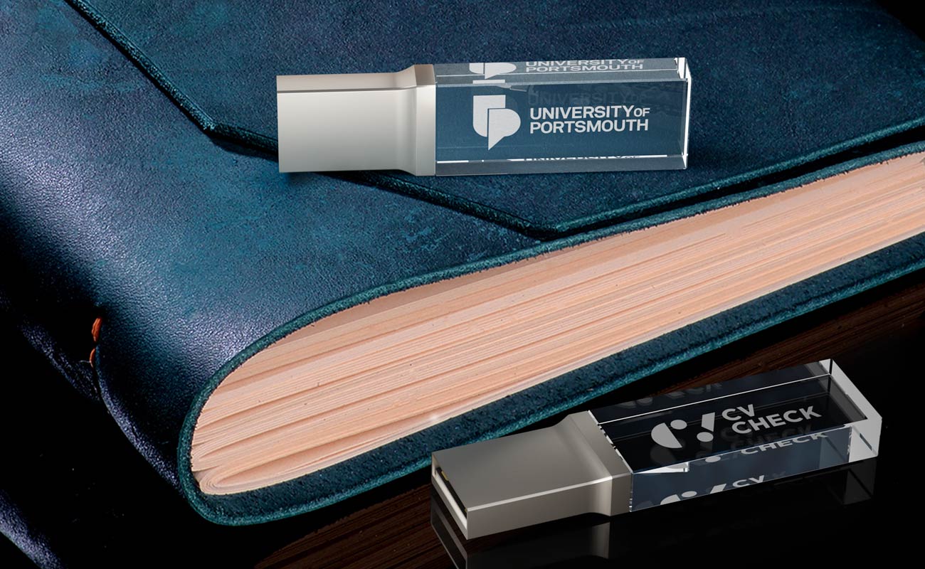 Crystal - USB personalizzabile in vetro gallery thumbnail