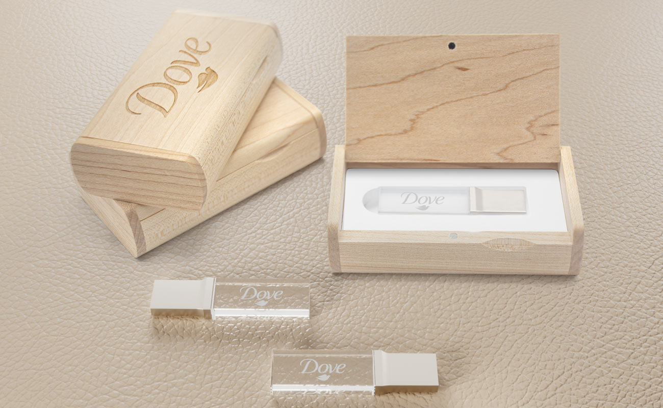 Crystal - USB con logo in vetro gallery thumbnail