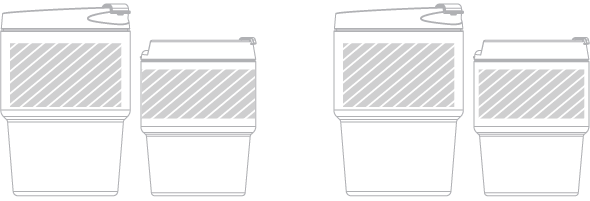 Tazza da viaggio Serigrafia