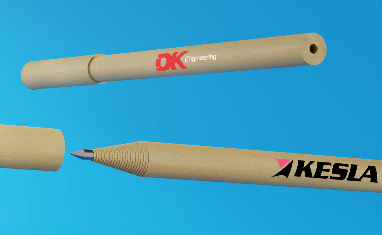 Earth - Penne in cartone con logo gallery thumbnail