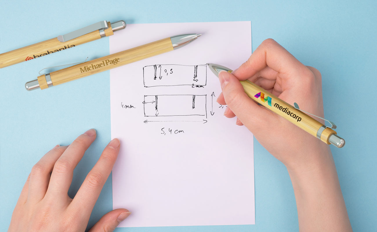 Essence - Penne in bamboo promozionali personalizzati con logo gallery thumbnail