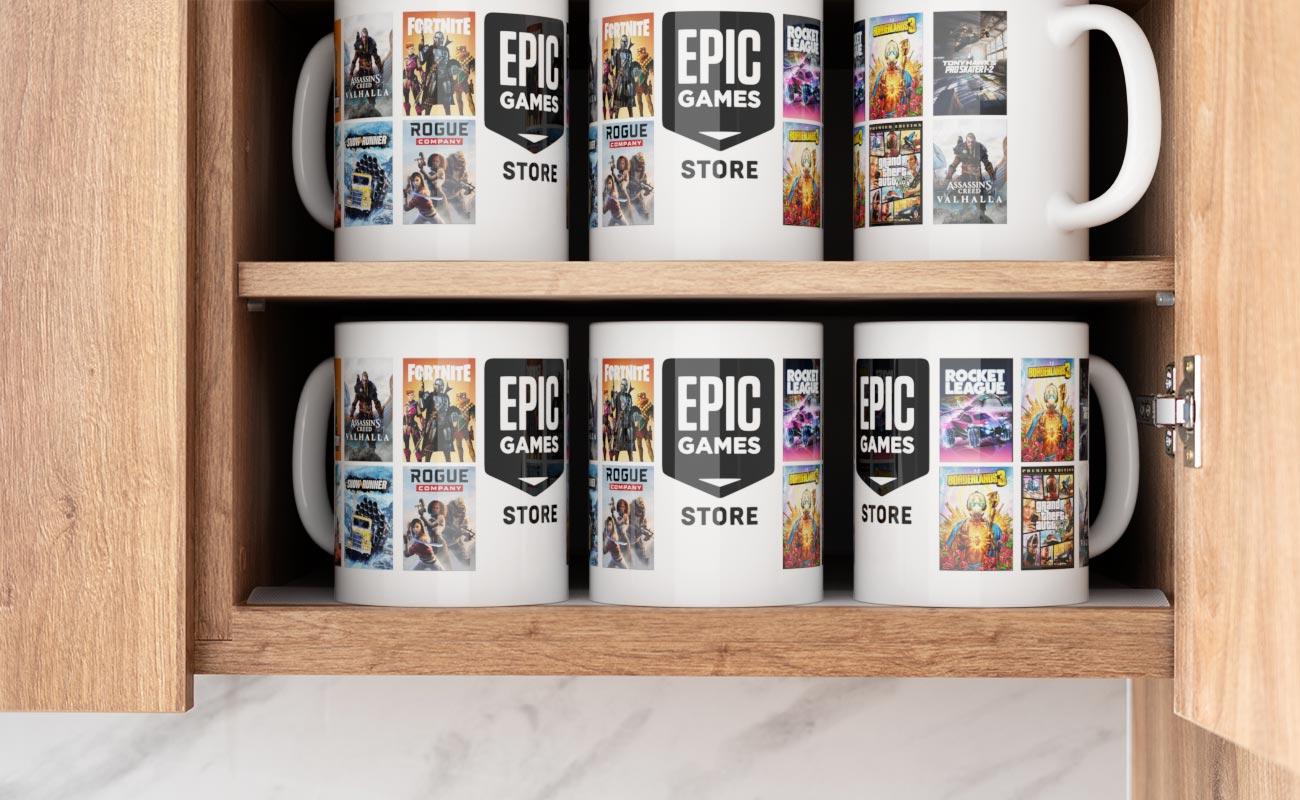 Eterna - Tazze in ceramica con stampa gallery thumbnail