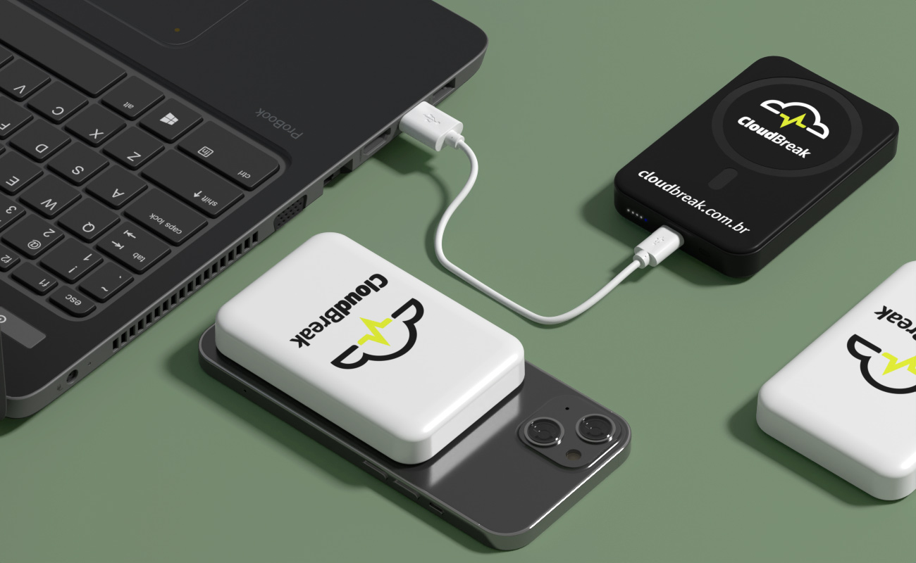 Force - Power Bank magnetiche senza fili personalizzati gallery thumbnail