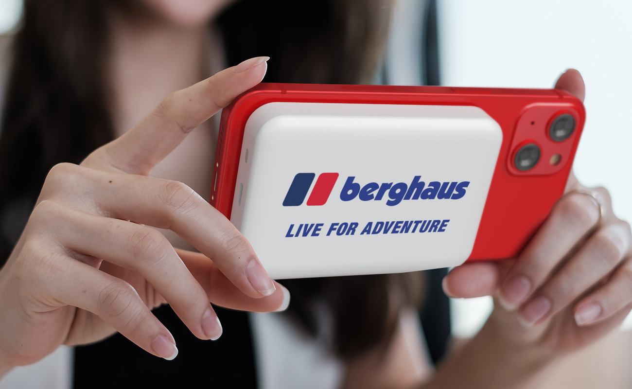 Force - Power Bank magnetiche senza fili con stampa gallery thumbnail