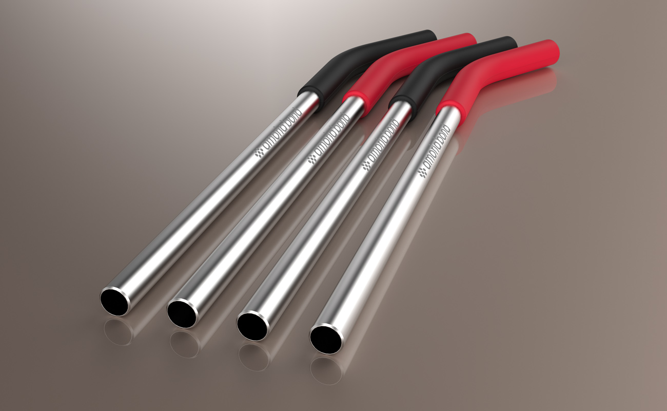 Funky - Cannucce Riutilizzabili Metallo Personalizzabile gallery thumbnail