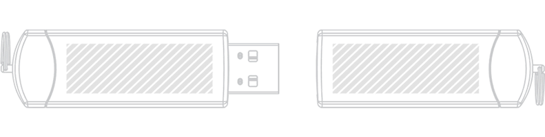 Chiavetta USB Serigrafia