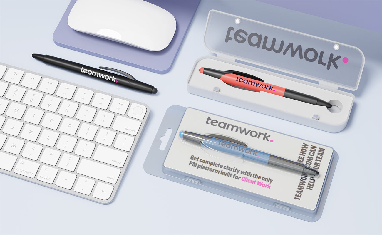 Glow - Penne promozionali personalizzate con evidenziatore gallery thumbnail