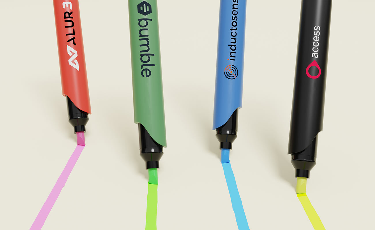 Glow - Penne con evidenziatore personalizzate gallery thumbnail