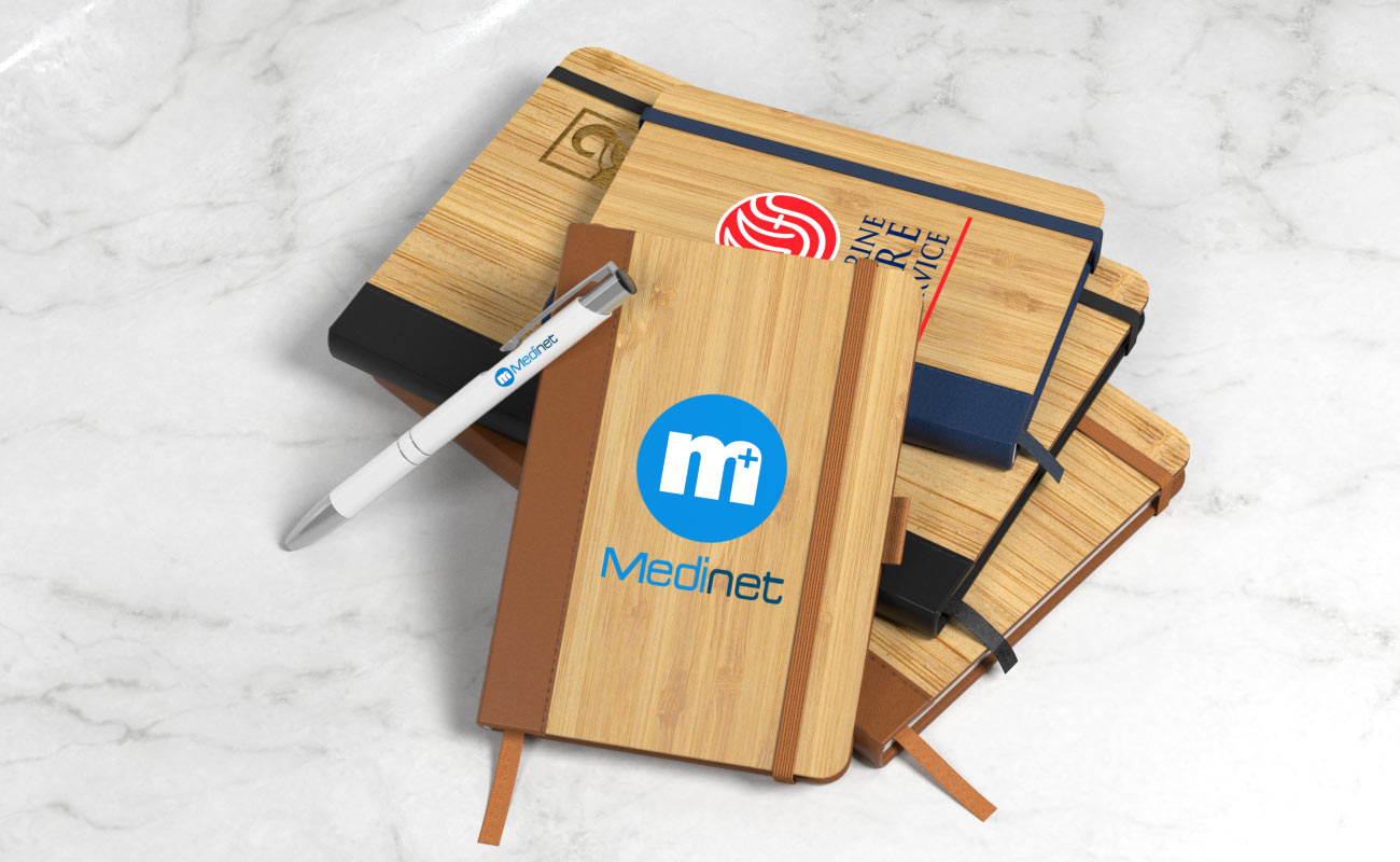 Grove - Notebooks in bambù promozionali personalizzati con logo gallery thumbnail