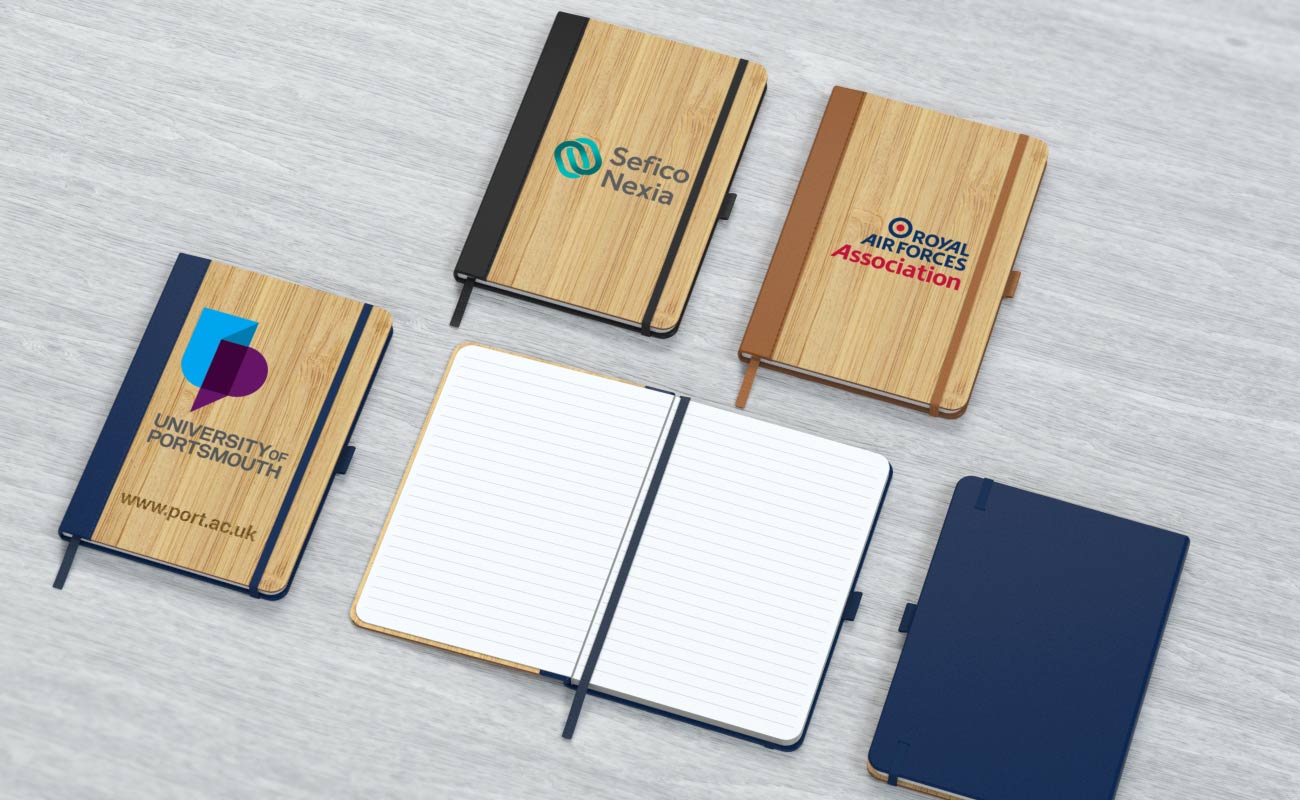Grove - Notebooks in bambù con logo gallery thumbnail