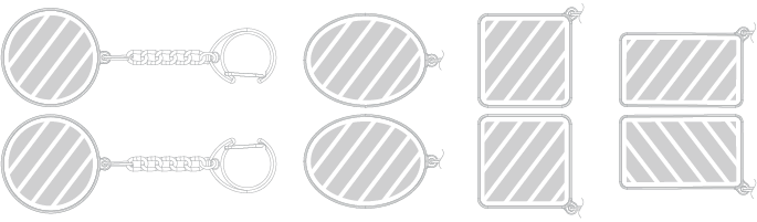 Portachiavi Serigrafia
