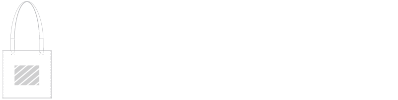 Borsa con manico Serigrafia