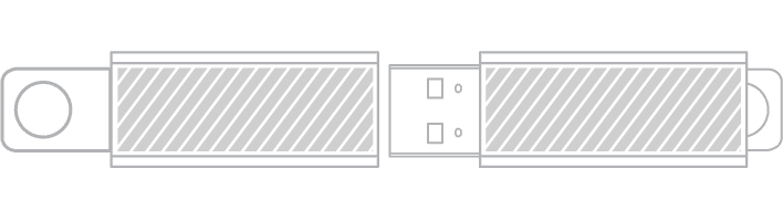 Chiavetta USB Serigrafia