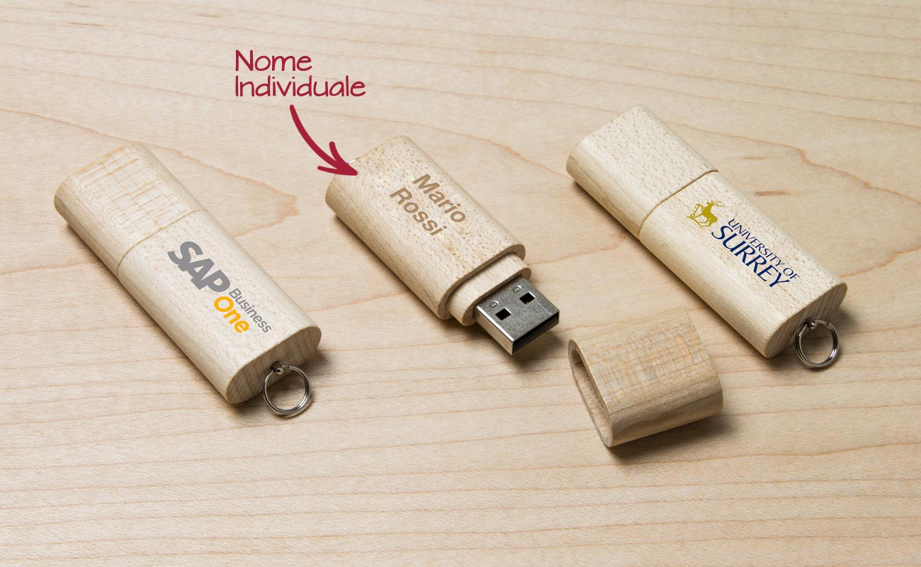 Nature - Legno Chiavetta USB