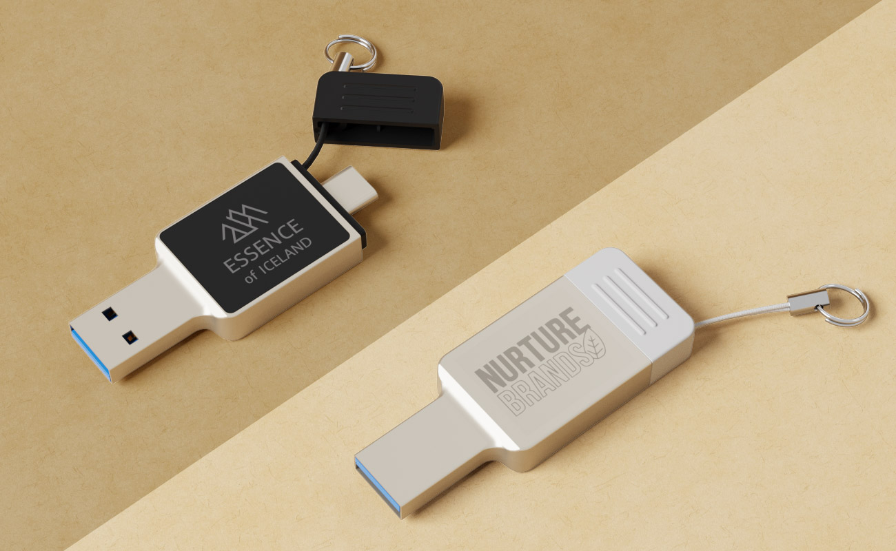 Neon - USB Personalizzate con USB-C gallery thumbnail