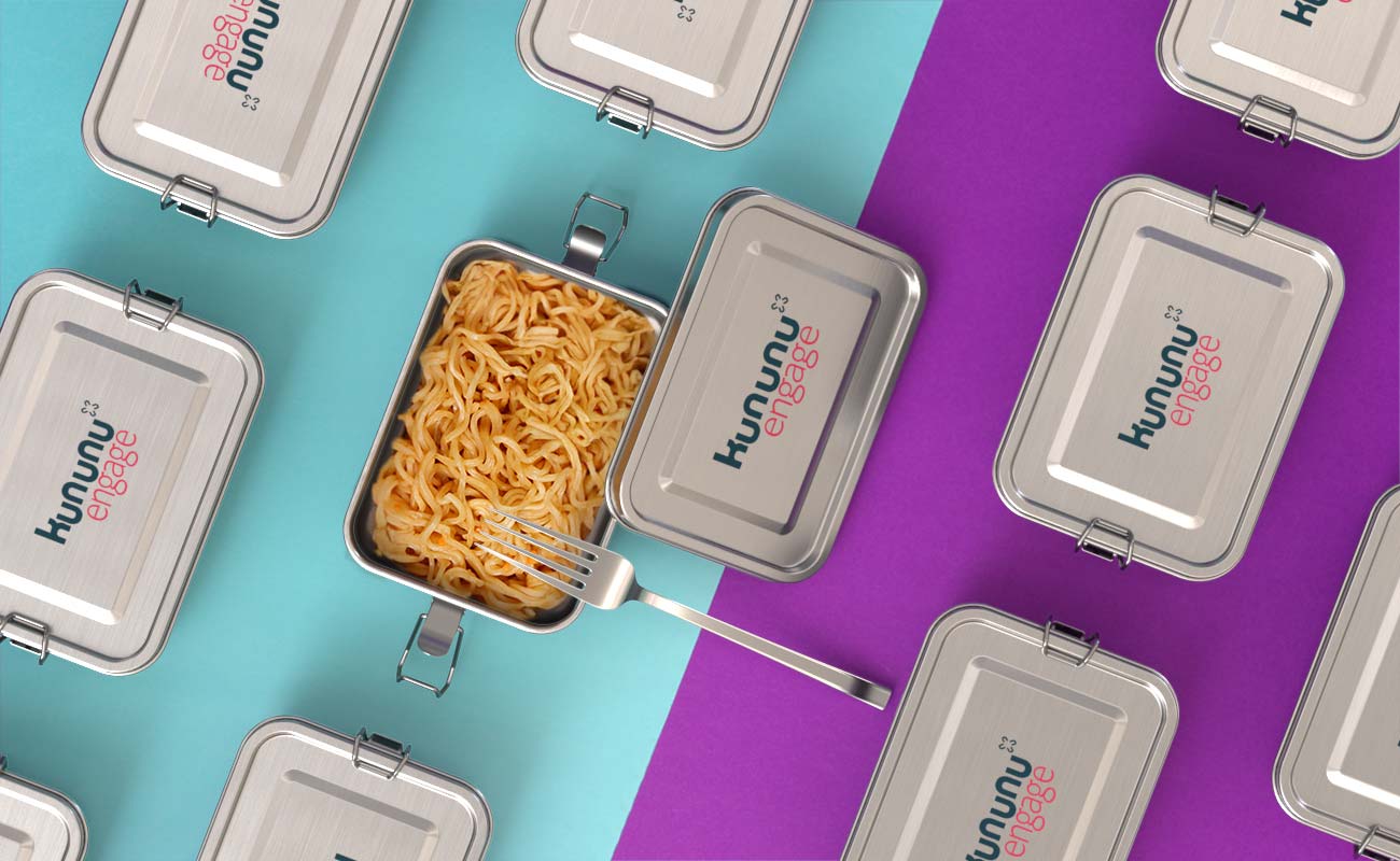 Nibbles - Contenitori per alimenti con logo gallery thumbnail