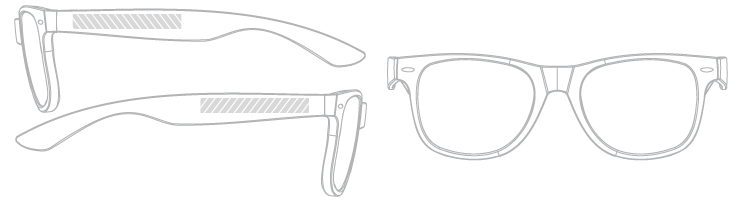 Occhiali da sole Serigrafia