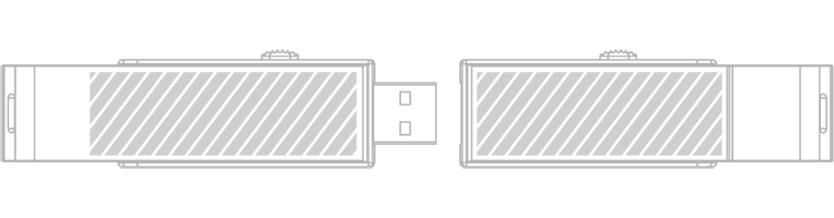 Chiavetta USB Serigrafia
