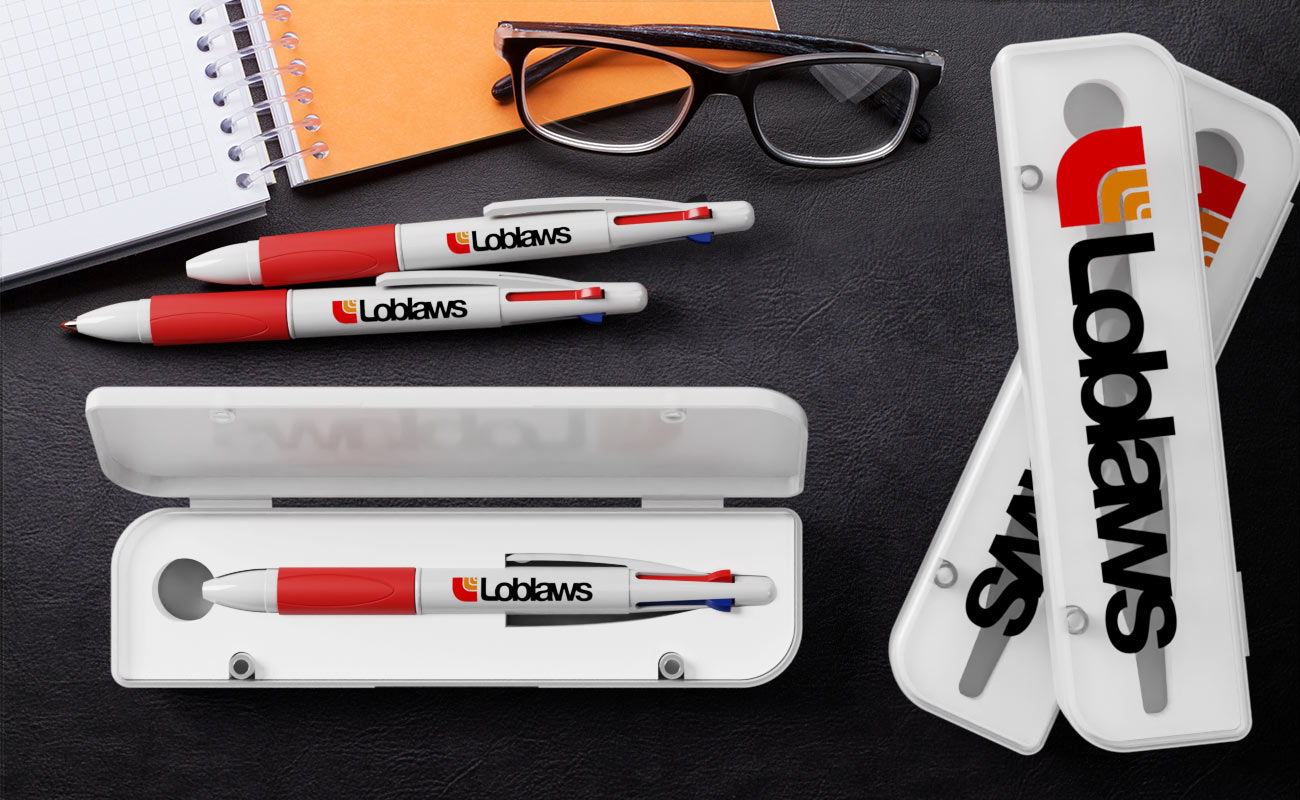 Quad - Penne promozionali personalizzate a 4 colori gallery thumbnail