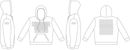 Felpa con cappuccio Stampa Fotografica