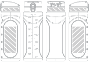 Borraccia Shaker Serigrafia