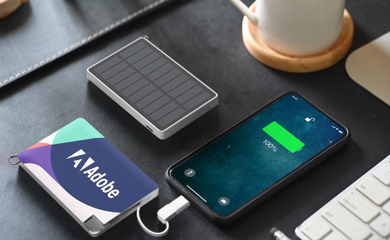 Solar Card - Power Bank solare personaizzata gallery thumbnail