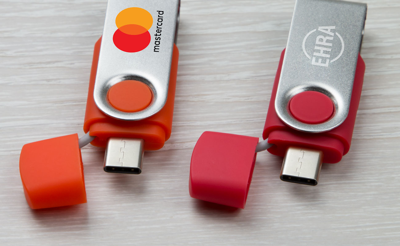 Twister Go - Pen Drive Personalizzate con USB-C gallery thumbnail
