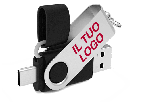 Twister Go - Chiavette USB Personalizzate con USB-C